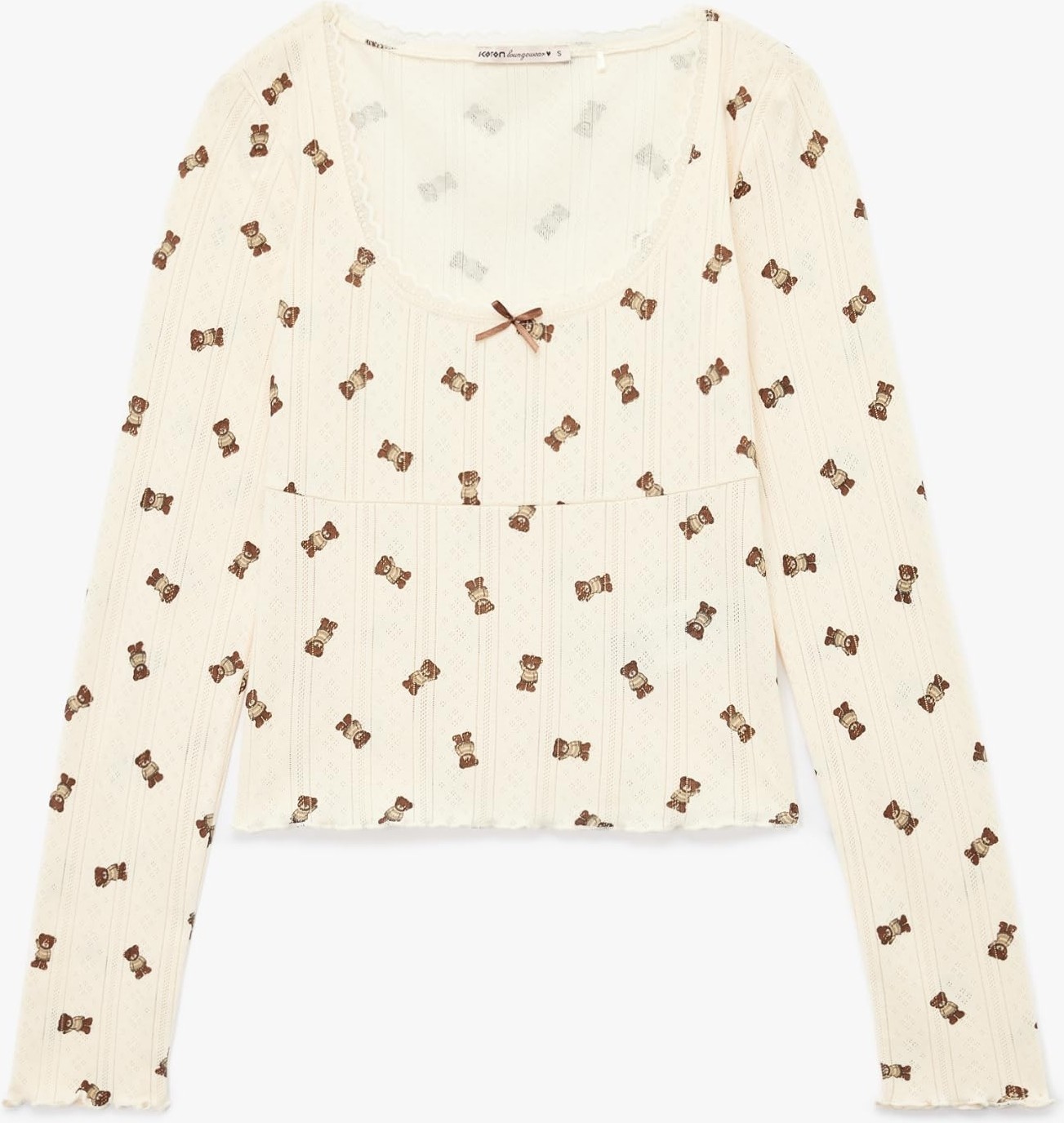 Aesco Pyjamas Knıt Tops görsel 3