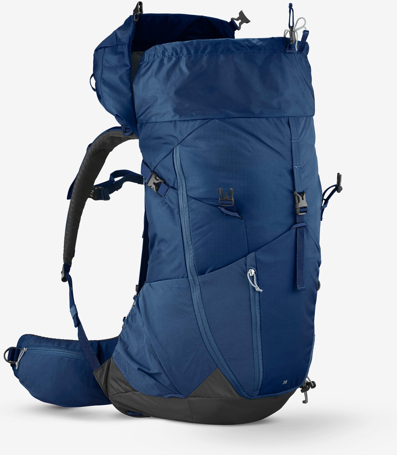 Decathlon Quechua Outdoor Sırt Çantası - 38 L - Mavi - MH500 - Hafif, Ergonomik ve Çok Gözlü Tasarım görsel 4
