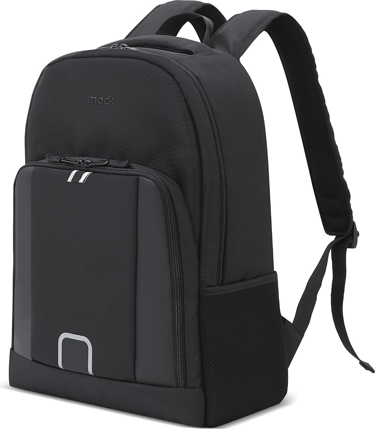 Happy Trend Mack Luna Eco MCE-1201 Çevre Dostu Reflektörlü Laptop Çantası, Seyahat Sırt Çantası, Macbook Sırt Çantası, Erkek Kadın 15.6 Inç Bilgisayar Çantası, Siyah