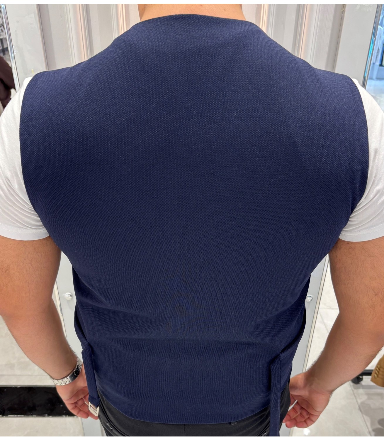 Sabri Zengin Erkek V Yaka Slim Fit Yelek görsel 3