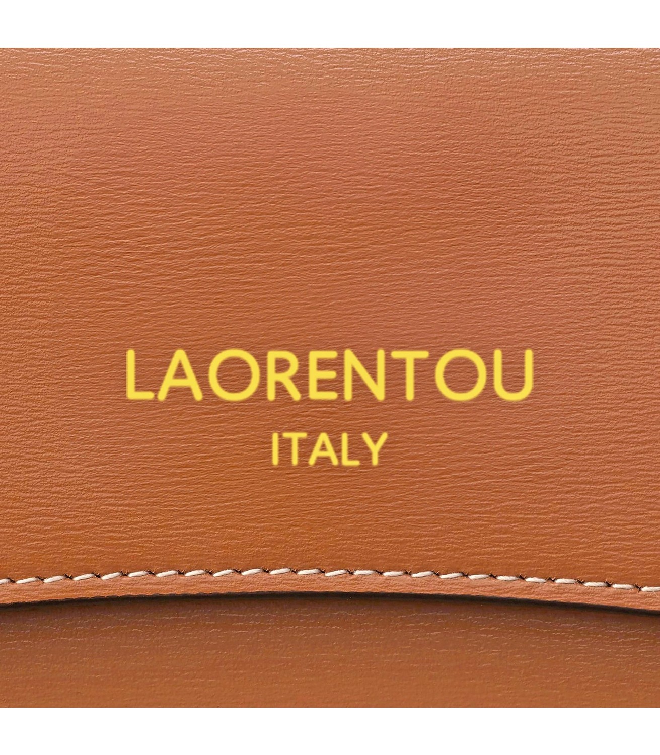 Laorentou Valentina Deri Italyan Malı Fermuarlı Uzun Kadın Cüzdan - Kadın Kartlık görsel 4