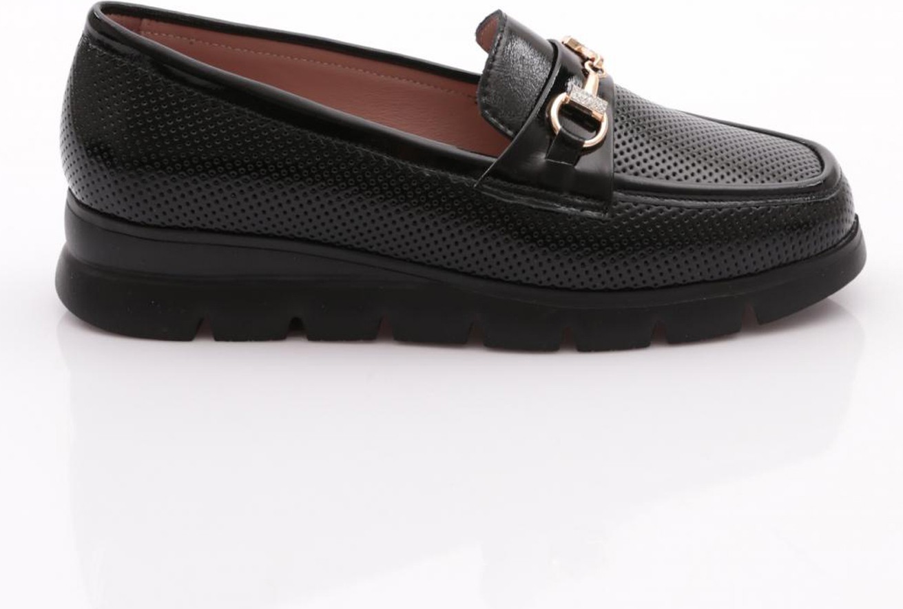 DGN 6095-1 Kadin Aksesuarli Loafer Ayakkabi