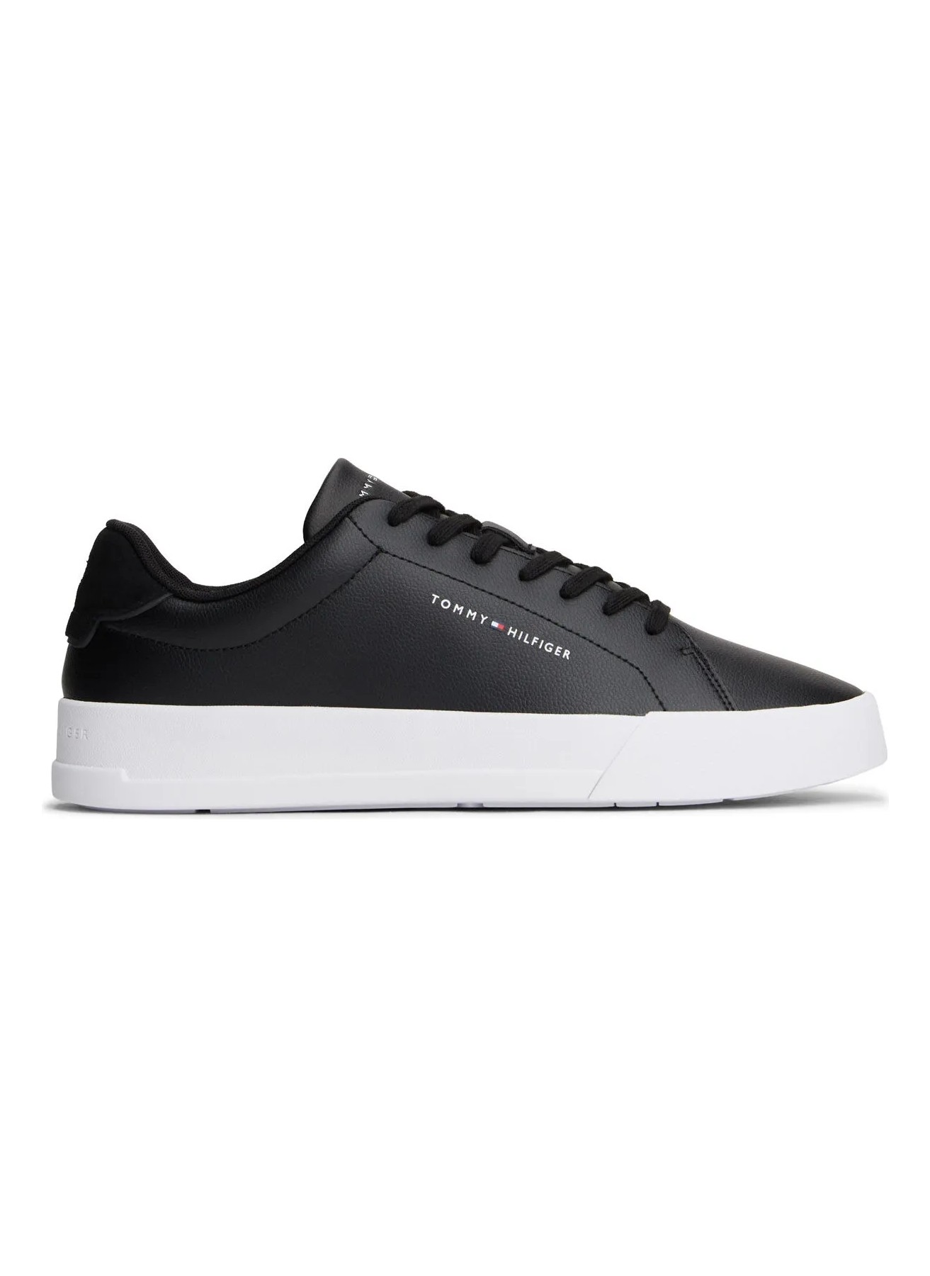 Tommy Hilfiger Siyah Erkek Sneaker Th Court Core