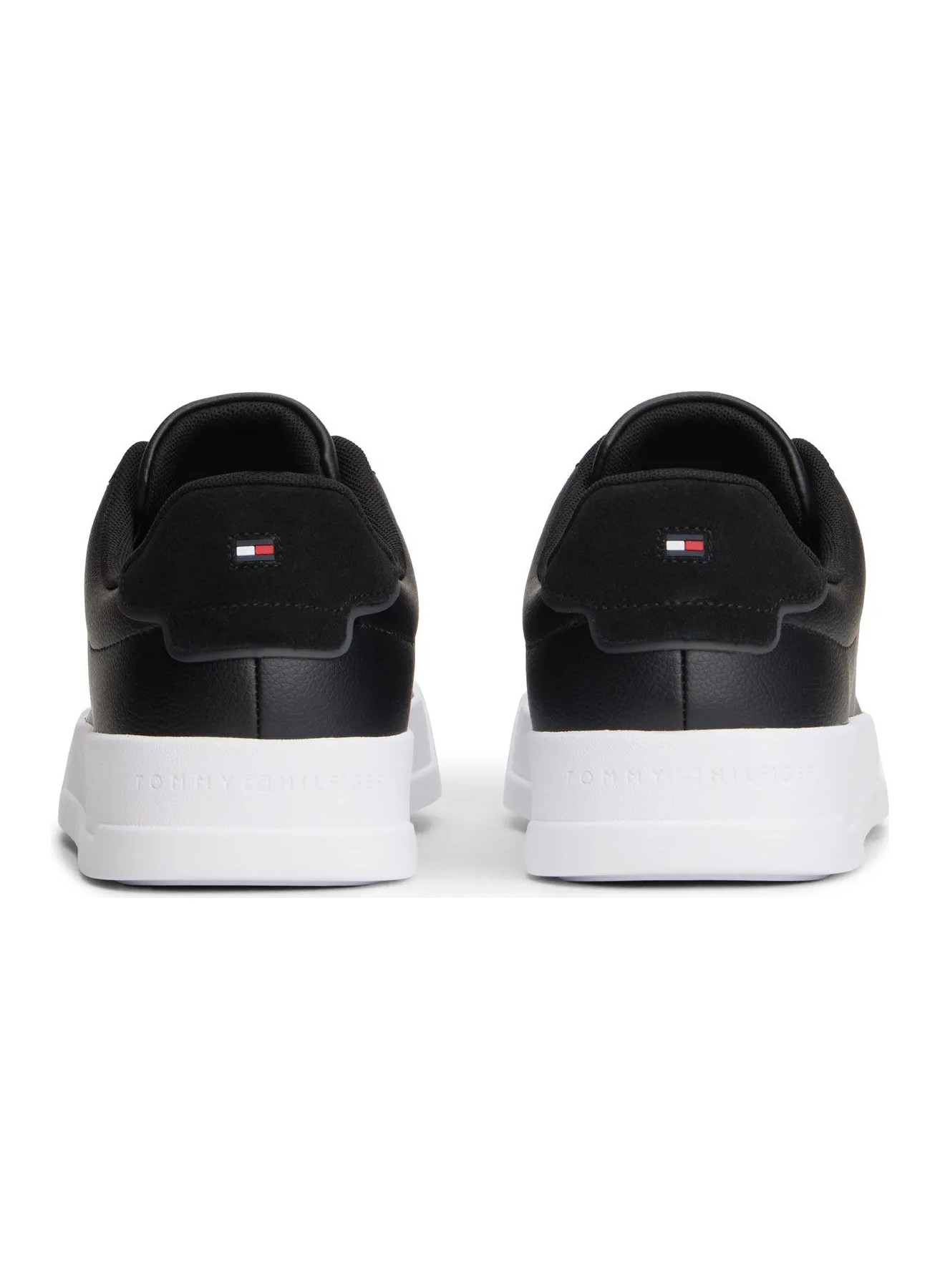 Tommy Hilfiger Siyah Erkek Sneaker Th Court Core görsel 4