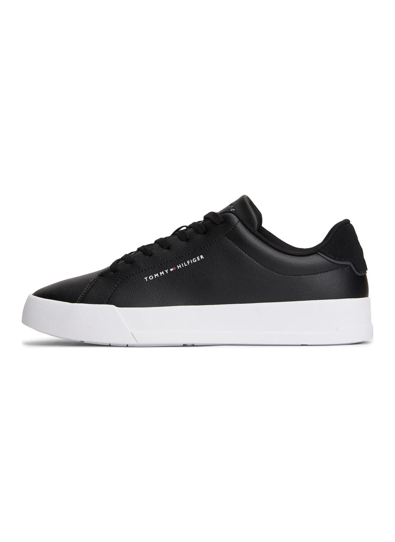 Tommy Hilfiger Siyah Erkek Sneaker Th Court Core görsel 5