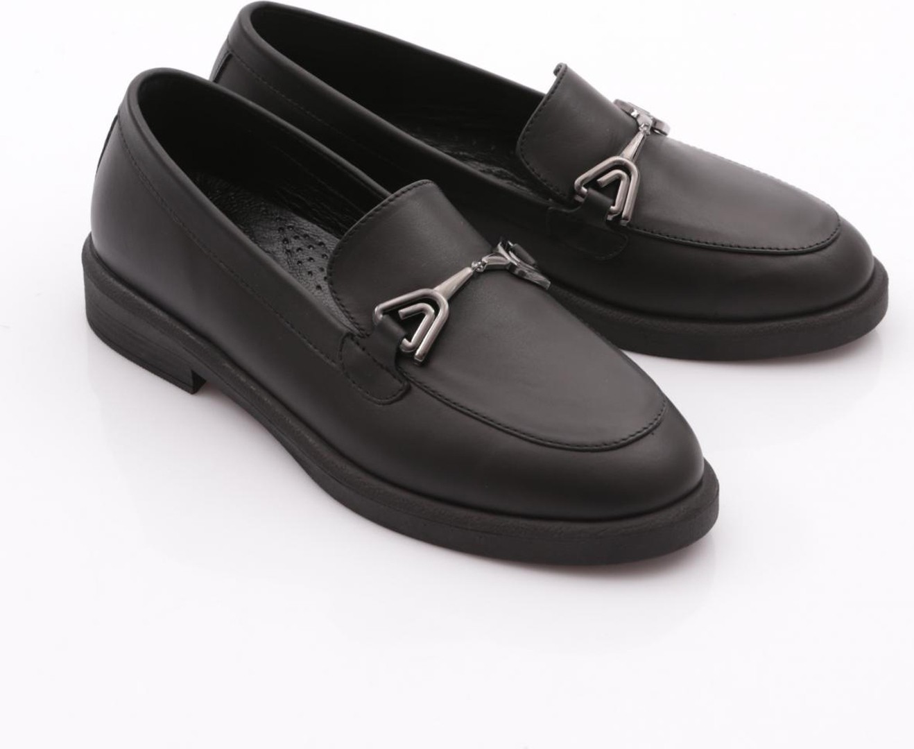 DGN 704 Kadın Aksesuarlı Loafer Ayakkabı görsel 6