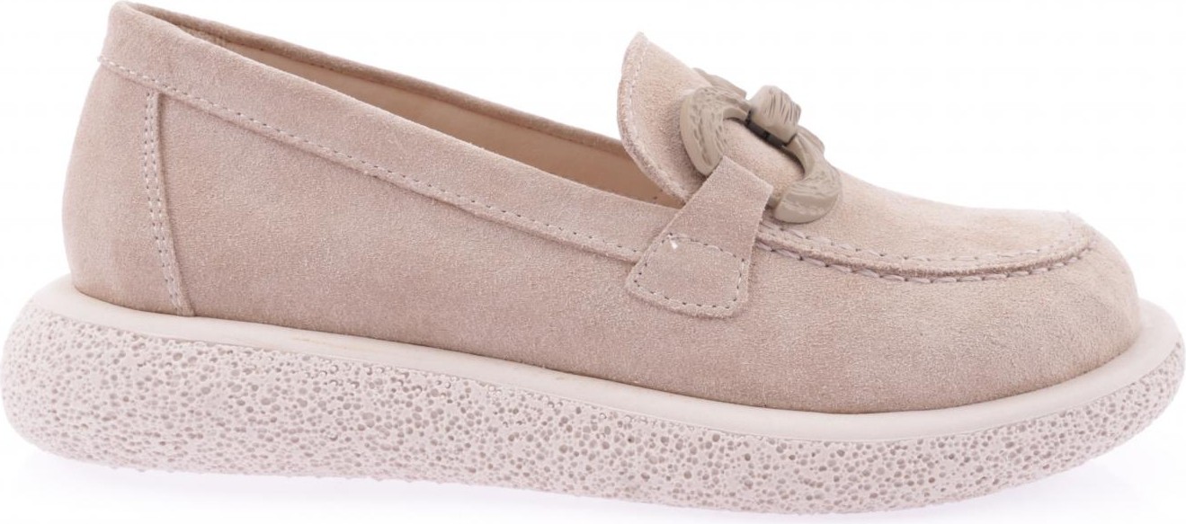 DGN 1504 Kadin Aksesuarli Loafer Ayakkabi