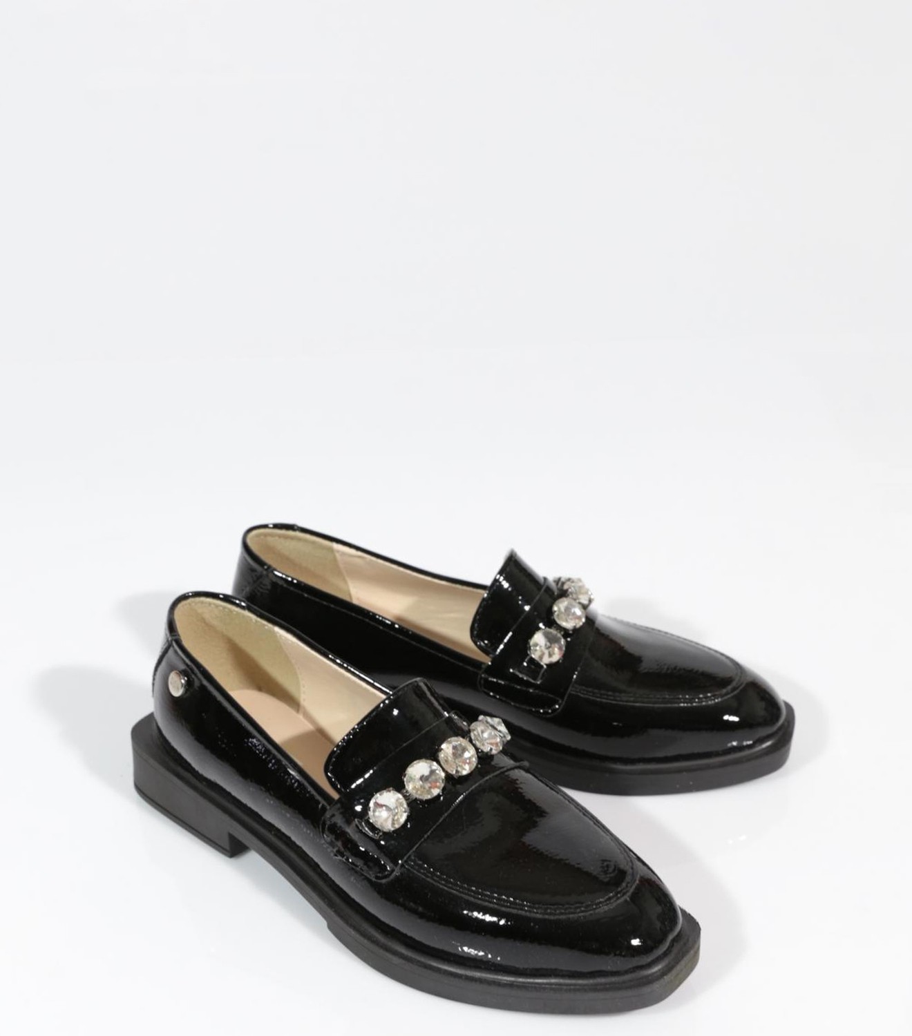 DGN 212 Kadin Taşli Loafer Ayakkabi görsel 2