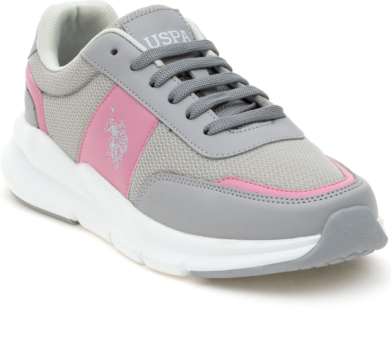 U.S. Polo Assn. Kadın Açık Gri Spor Ayakkabı 50306275-VR001 görsel 3