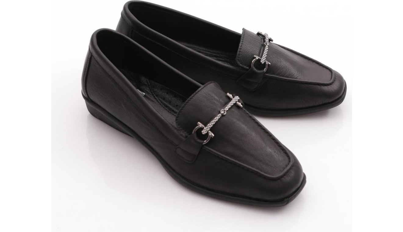 DGN 3102 Kadin Aksesuarli Loafer Ayakkabi görsel 6