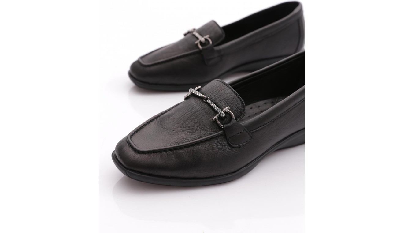 DGN 3102 Kadin Aksesuarli Loafer Ayakkabi görsel 8