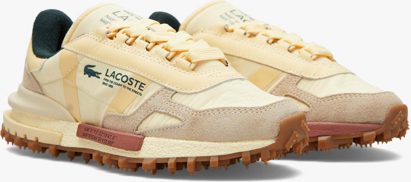 Lacoste Elite Active Kadın Sarı Sneaker 750SFA0078T Ab0 görsel 2
