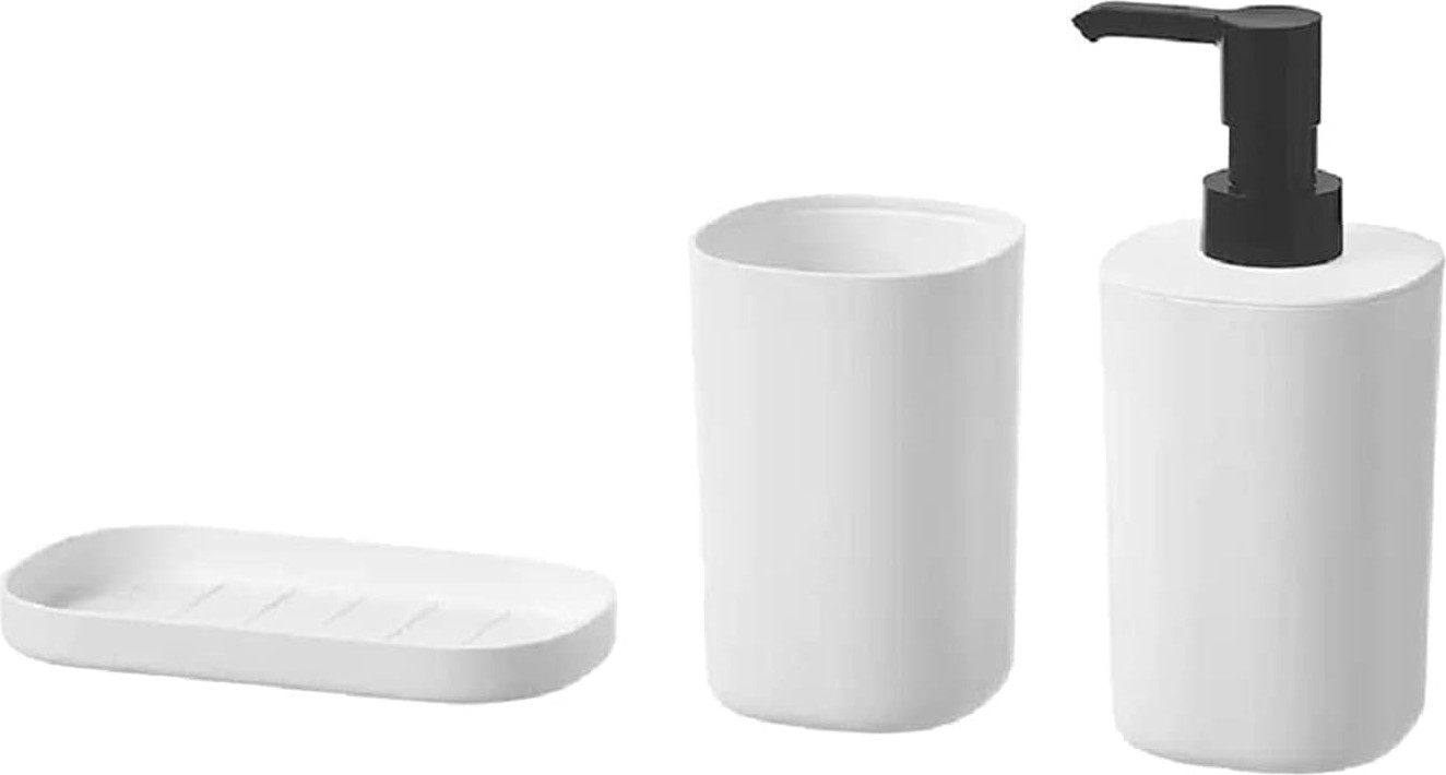 Prime Banyo Aksesuar Seti - Sıvı Sabunluk - Katı Sabunluk - Diş Fırçalık görsel 3