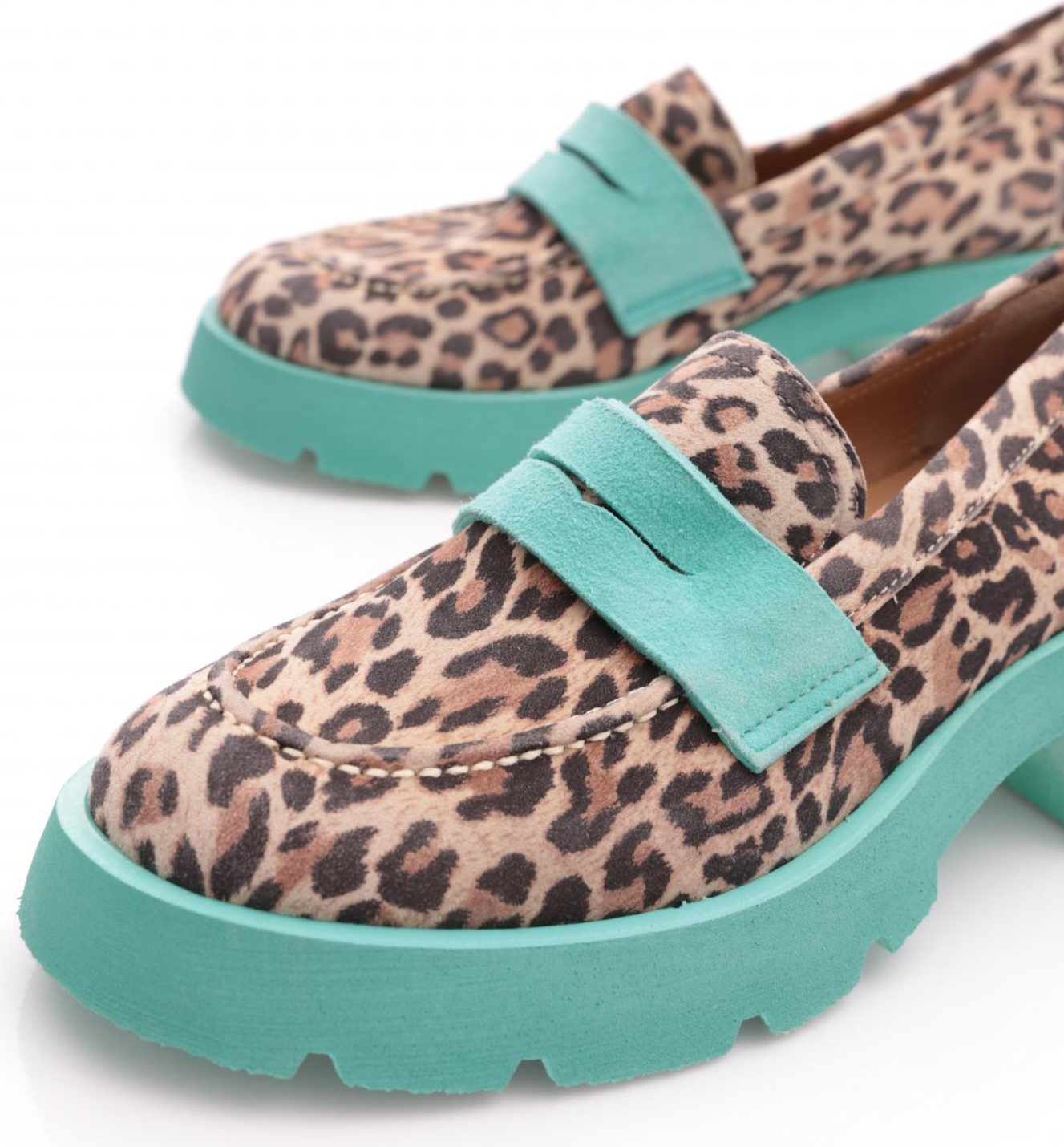 DGN 3015 Kalin Taban Loafer Kadin Ayakkabi görsel 4