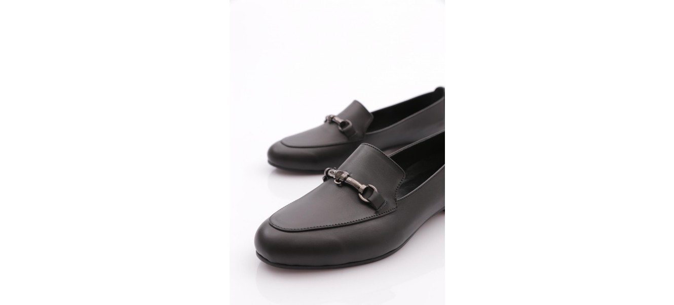 DGN 707 Kadın Aksesuarlı Loafer Ayakkabı görsel 8