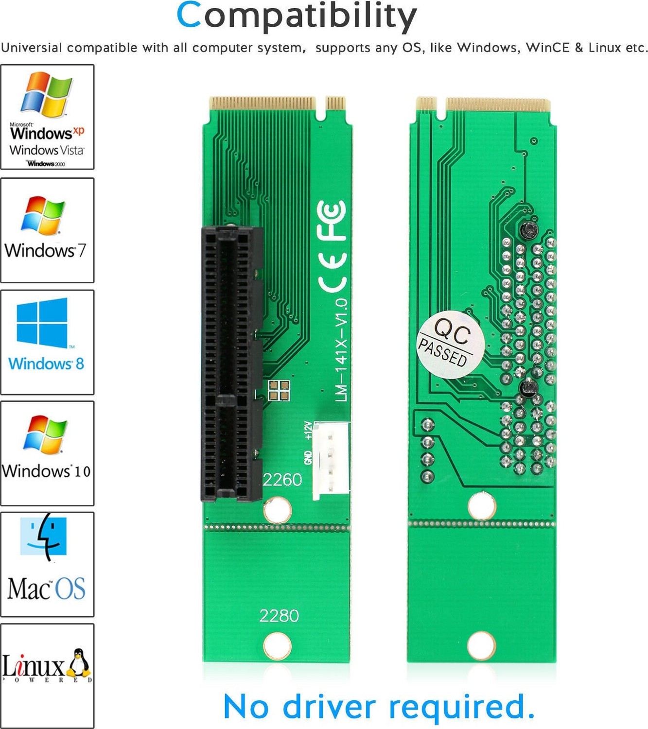 Die Grup Alfais 4436 M.2 Ngff SSD To Pci-E Express 4x Çevirici Dönüştürücü Kart Adaptörü görsel 4