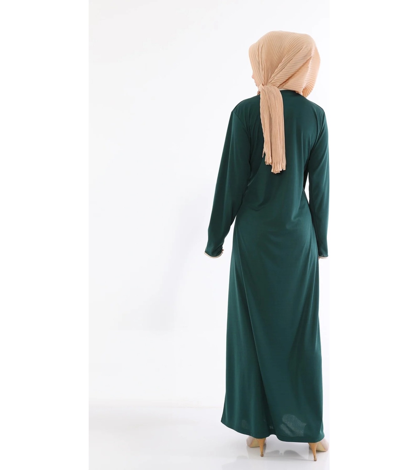 Elanesa Yandan Bağlamalı Namaz Elbisesi görsel 3