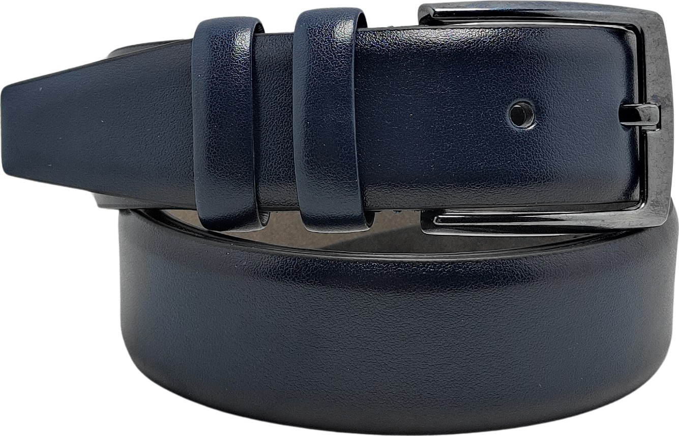 Genuıne Leather Eds Company Genuine Leather Company Eds Klasik Erkek Kemeri Lacivert görsel 2
