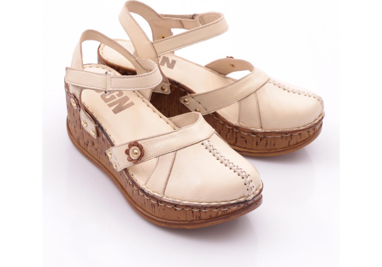 DGN 217-2064 Kadin Mega Kalin Taban Sandalet görsel 2