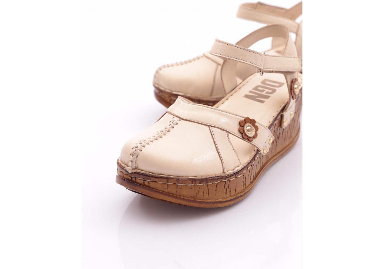 DGN 217-2064 Kadin Mega Kalin Taban Sandalet görsel 4