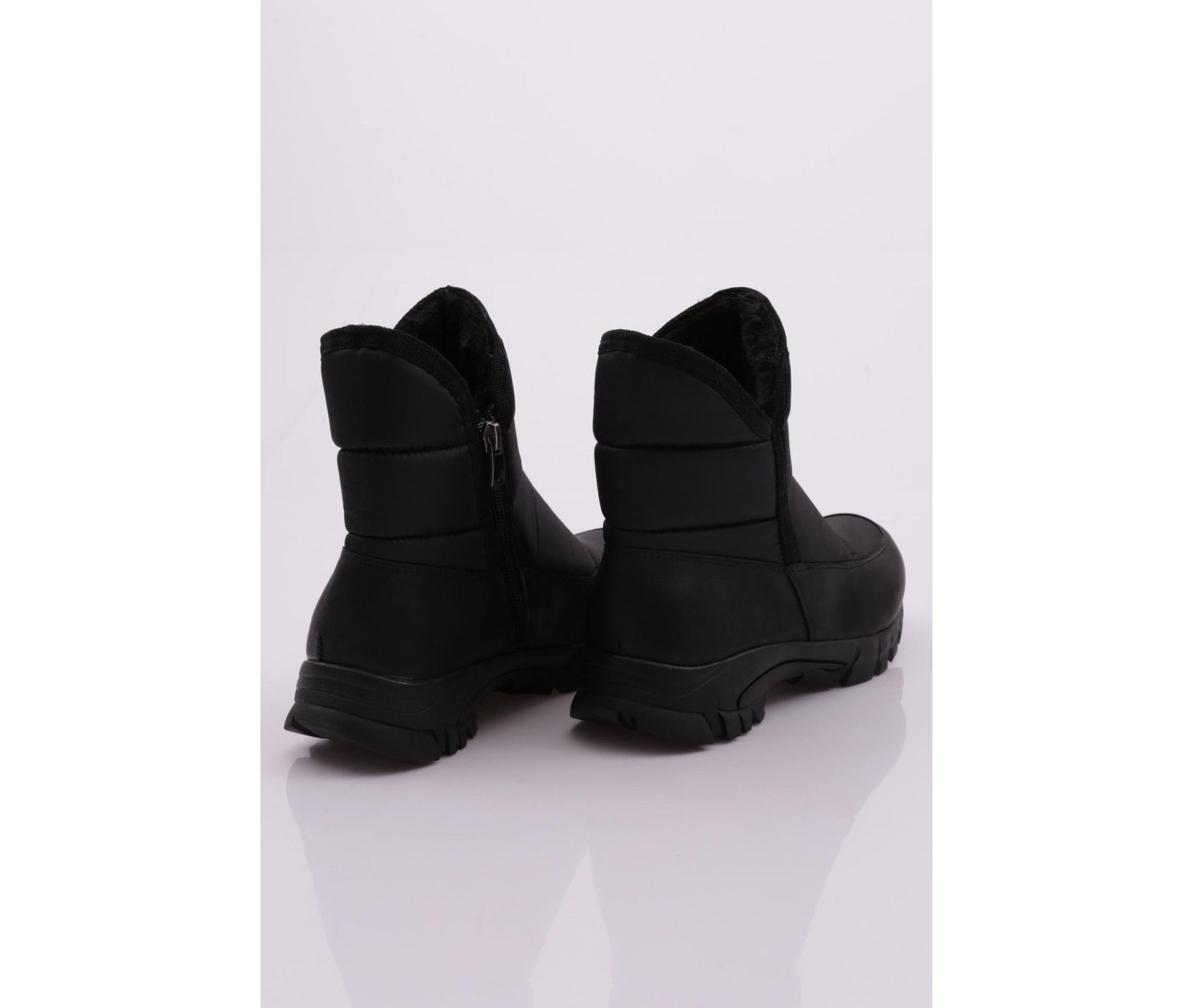 DGN 1052 Kadin Kürklü Fermuarli Bot görsel 6