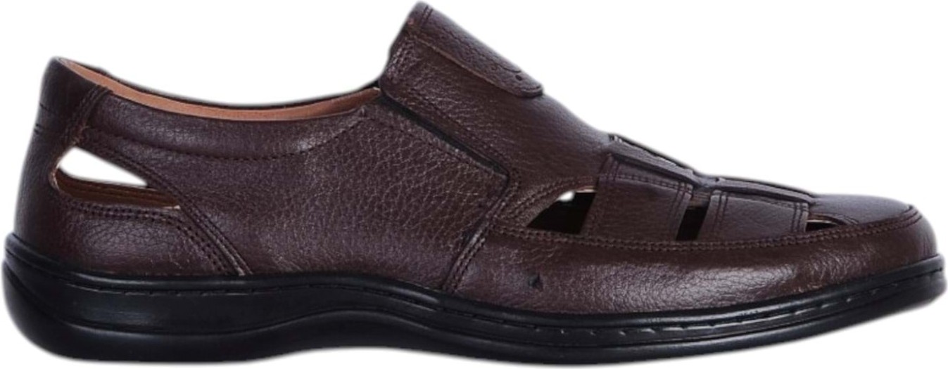 Moda Ayakkabı 254 Kayve Erkek Deri Sandalet Ayakkabı
