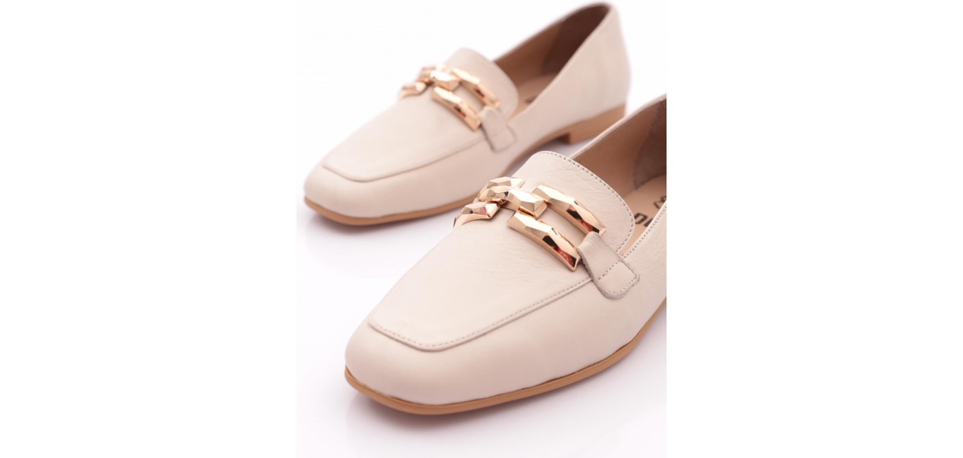 DGN 701 Kadın Aksesuarlı Loafer Ayakkabı görsel 8