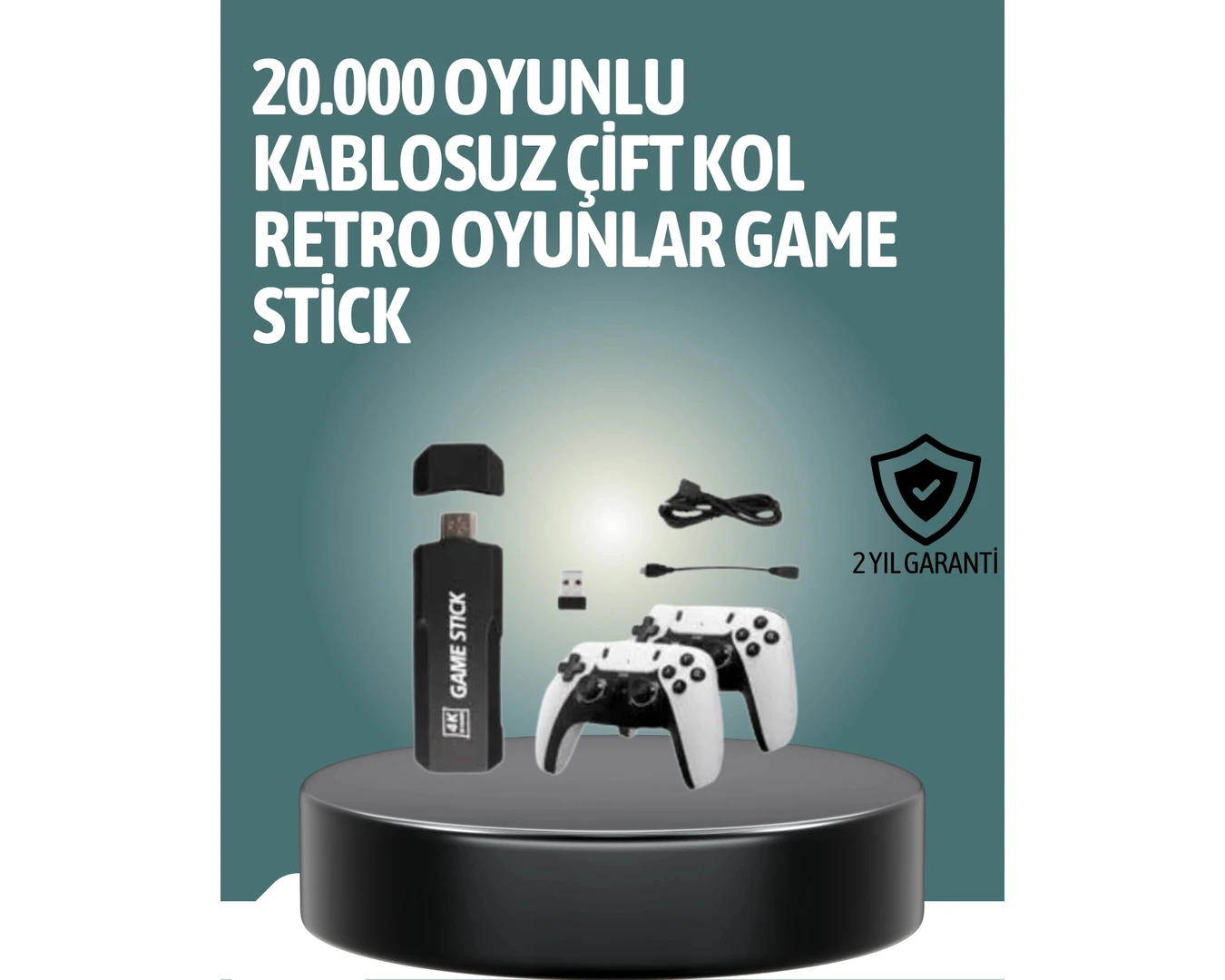Resim AyrStore Çoklu Oyun Seçenekli Tv Bağlantılı Oyun Konsolu 