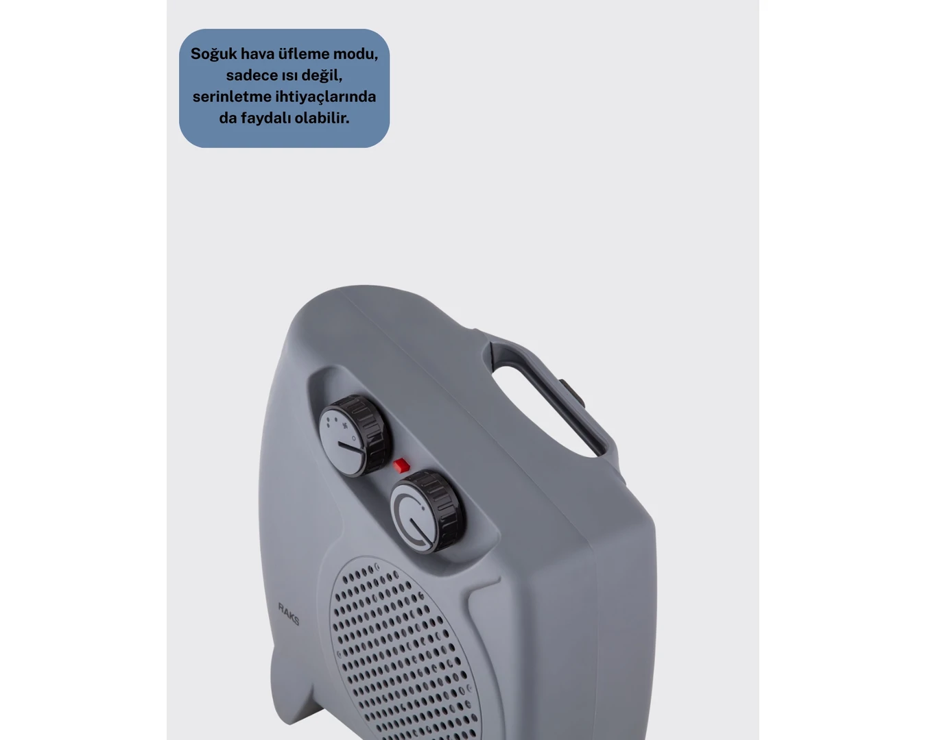 Resim Dadya Milla Ddy Güvenli Elektrikli Fanlı Isıtıcı Termostatlı Hızlı Isıtma ml 