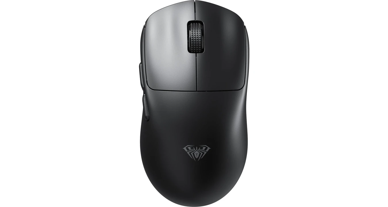 Resim Storemax Aula SC800 Lightweight PAW3395 Sensor 26000 Dpı 8000Hz Kablolu ve Kablosuz Gaming Oyuncu Mouse Siyah 
