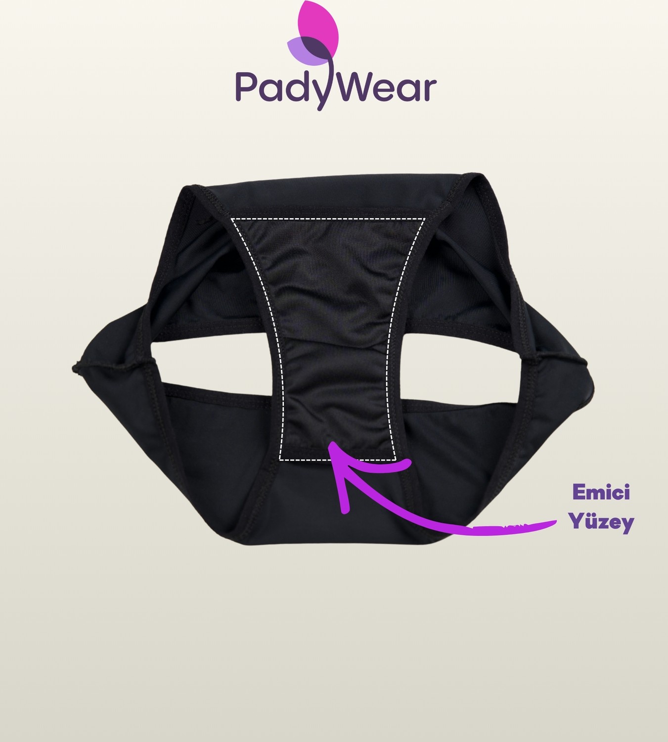 Pady Wear Aqua Standart Regl Bikini Altı görsel 4