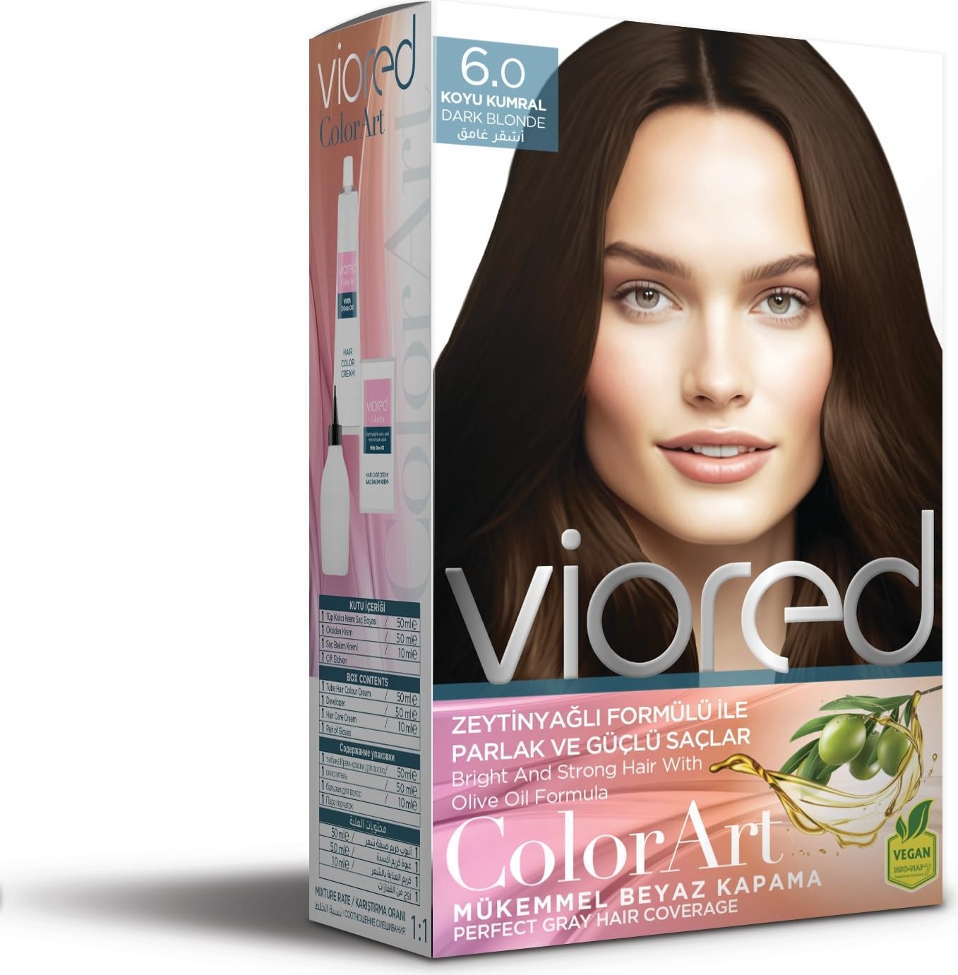 Die Grup Viored Color Art Set Saç Boyası 6.0 Koyu Kumral