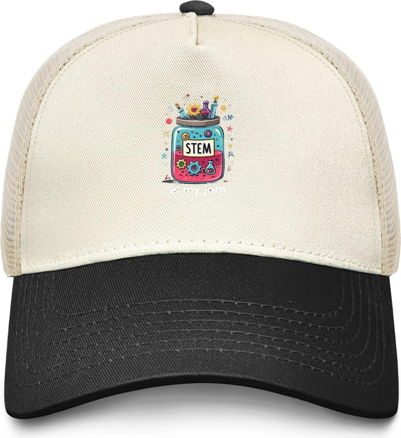 TeknoKapsül Stem Is My Jam Trucker Hat Kadın Komik Örgü Şapka Yaz Için