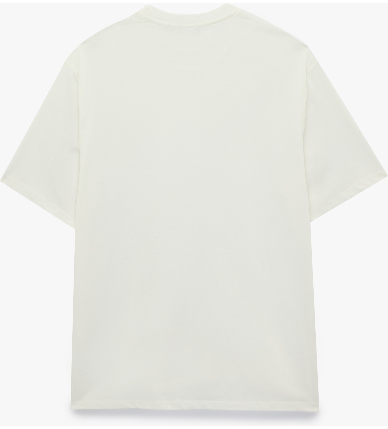 Koton Pamuklu Bisiklet Yaka Kısa Kollu Basic Oversize Tişört görsel 2