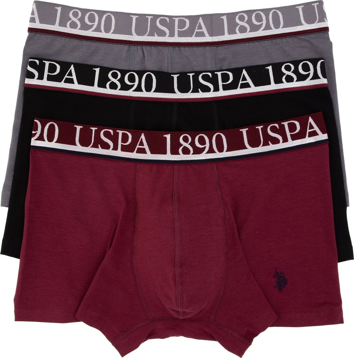 U.S. Polo Assn. Erkek 3'lü Boxer Takımı 50318648-VR014 görsel 2