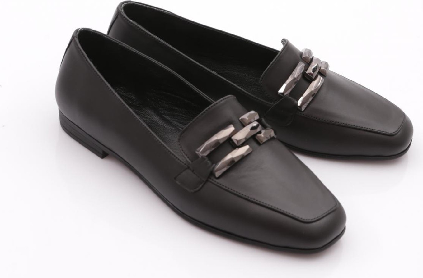 DGN 701 Kadın Aksesuarlı Loafer Ayakkabı görsel 2