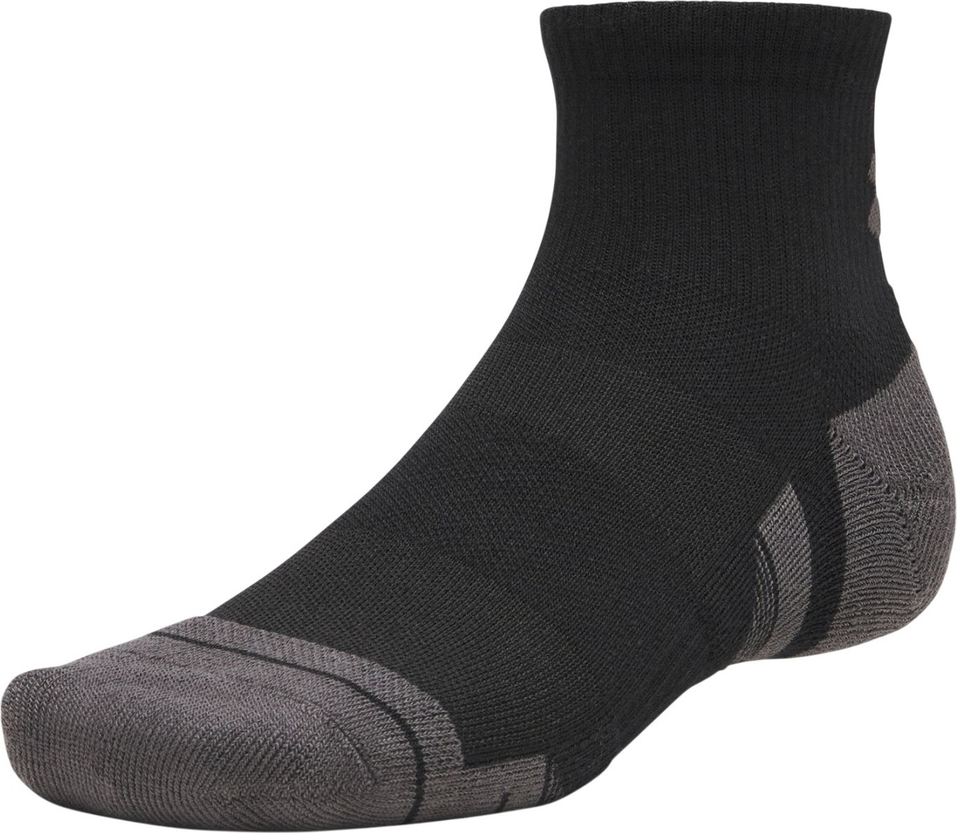Under Armour New Ua Perf Tech 3pk Qtr Siyah Unisex Çorap görsel 2