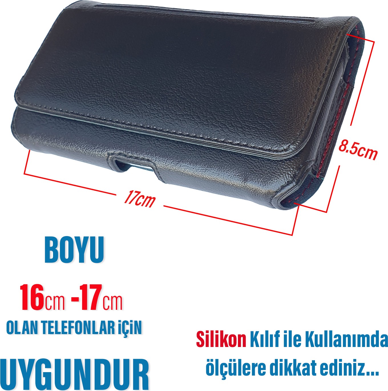 Exenar Samsung A21S Kılıfı Uyumlu Bel Kemer Kılıfı Suni Deri Kapaklı görsel 5