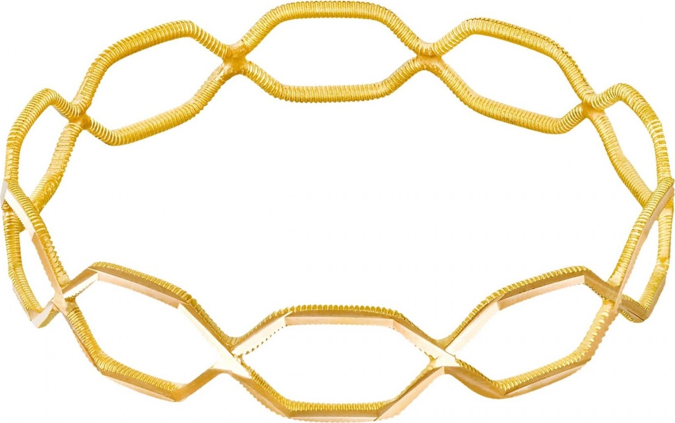 15 gr 22 Ayar Işçiliksiz Ataç Ajda Bilezik TPAA015