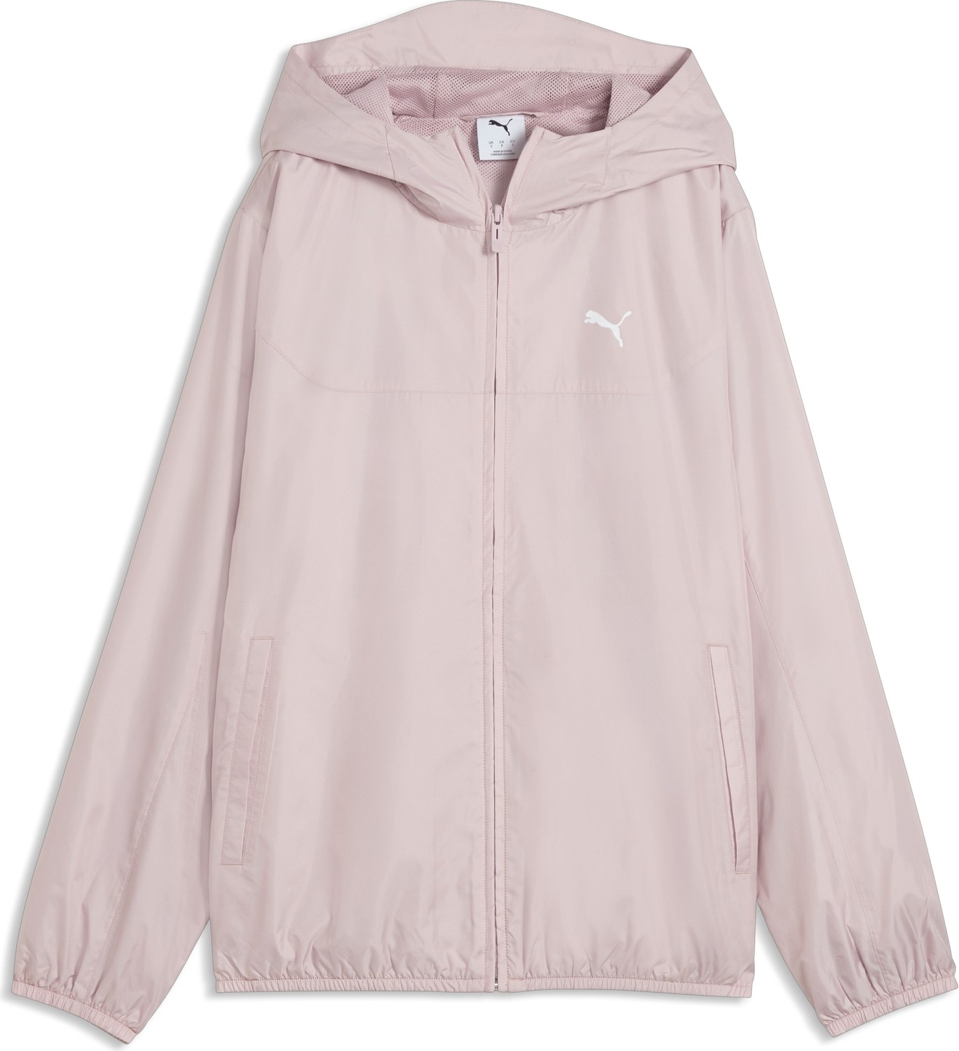 Puma Ess Regular Windbreaker Pembe-Beyaz Kadın Rüzgarlık görsel 4
