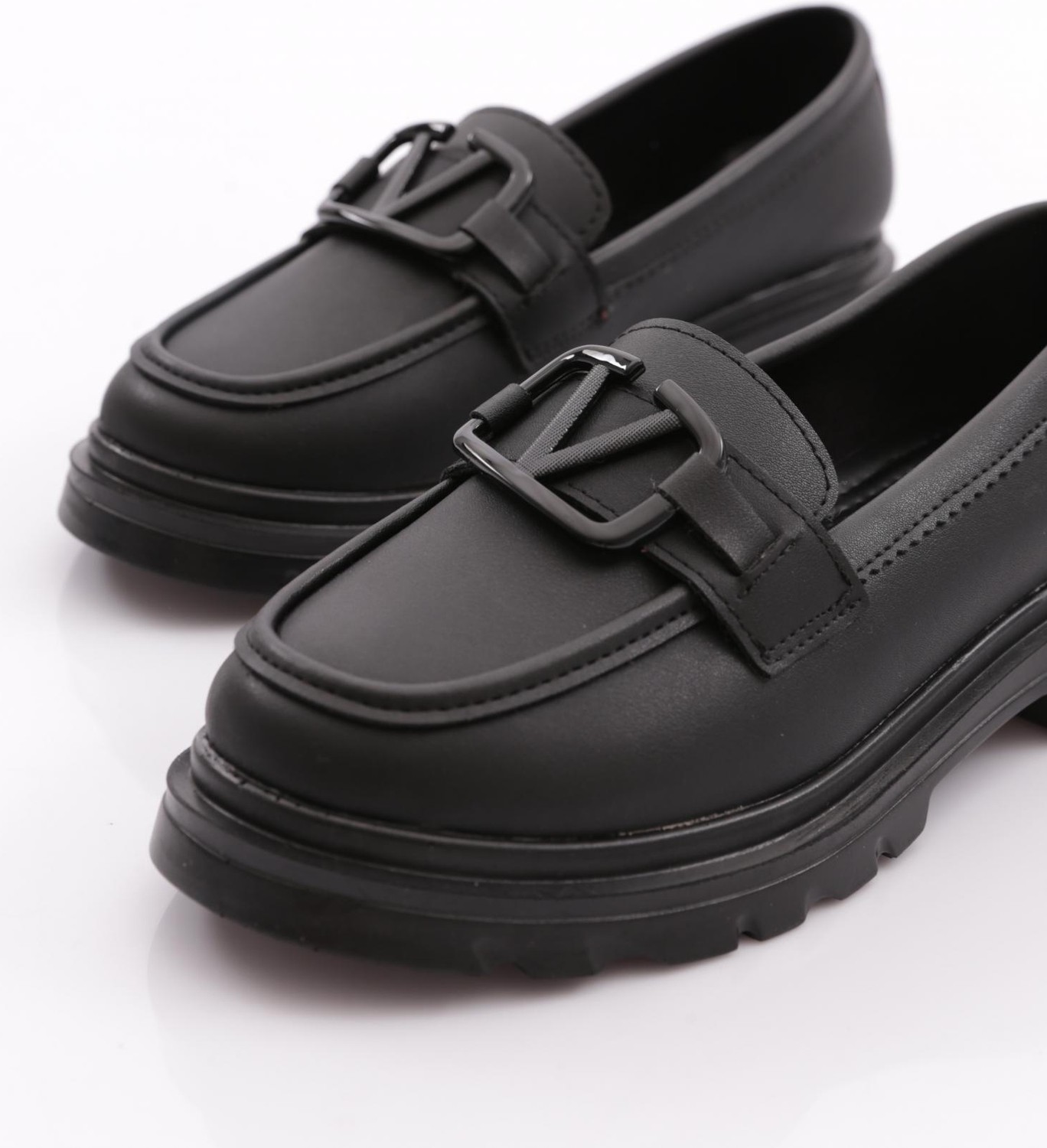 DGN 2621153 Kadın Tokalı Loafer Ayakkabı görsel 4