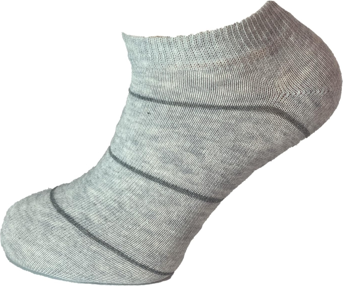 Aesco Meristanbul Kadın Çizgili Patik Çorap 5’li Paket, Yumuşak Pamuklu, Konforlu, Pastel Renkler (Çizgili, 35-38) görsel 5