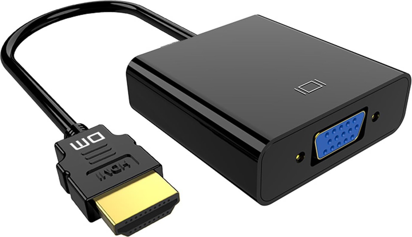 Aesco Dm CHB020 HDMI To VGA Dişi Çevirici Adaptör Siyah görsel 2