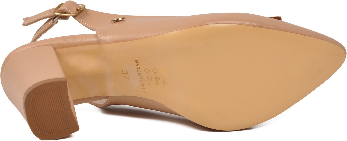 Pierre Cardin PC-53113 Z Bej Kadın Abiye Ayakkabı görsel 5