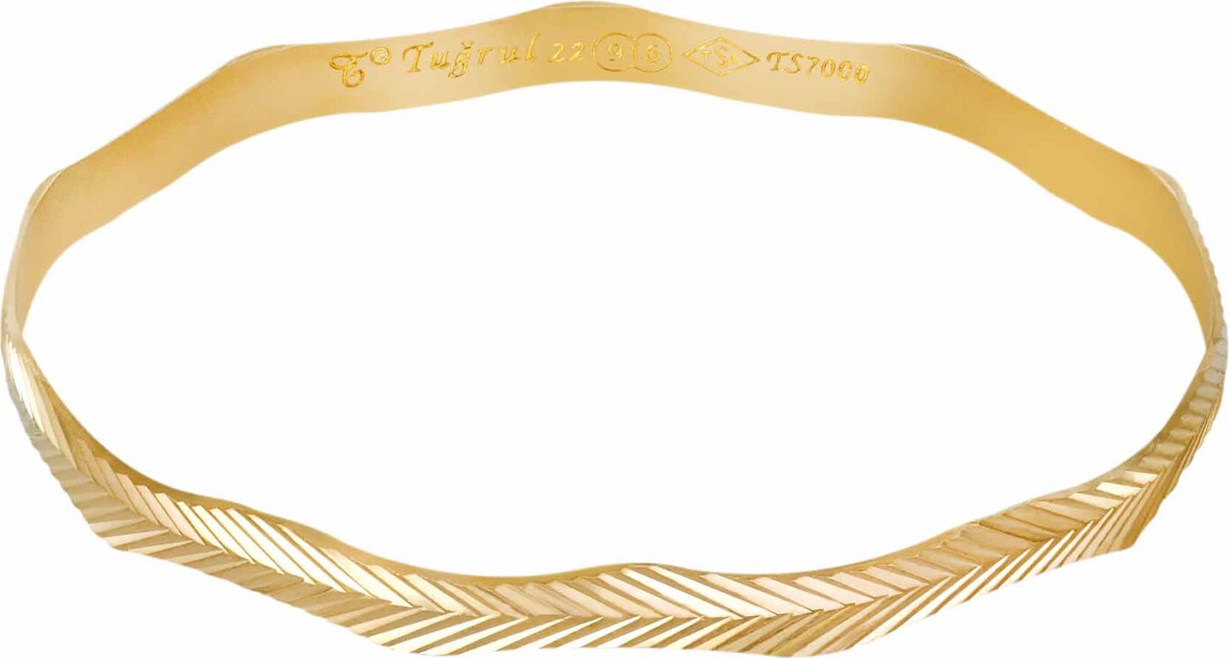 10 gr (Gram) 22 Ayar Işçiliksiz Birce Başak Bilezik