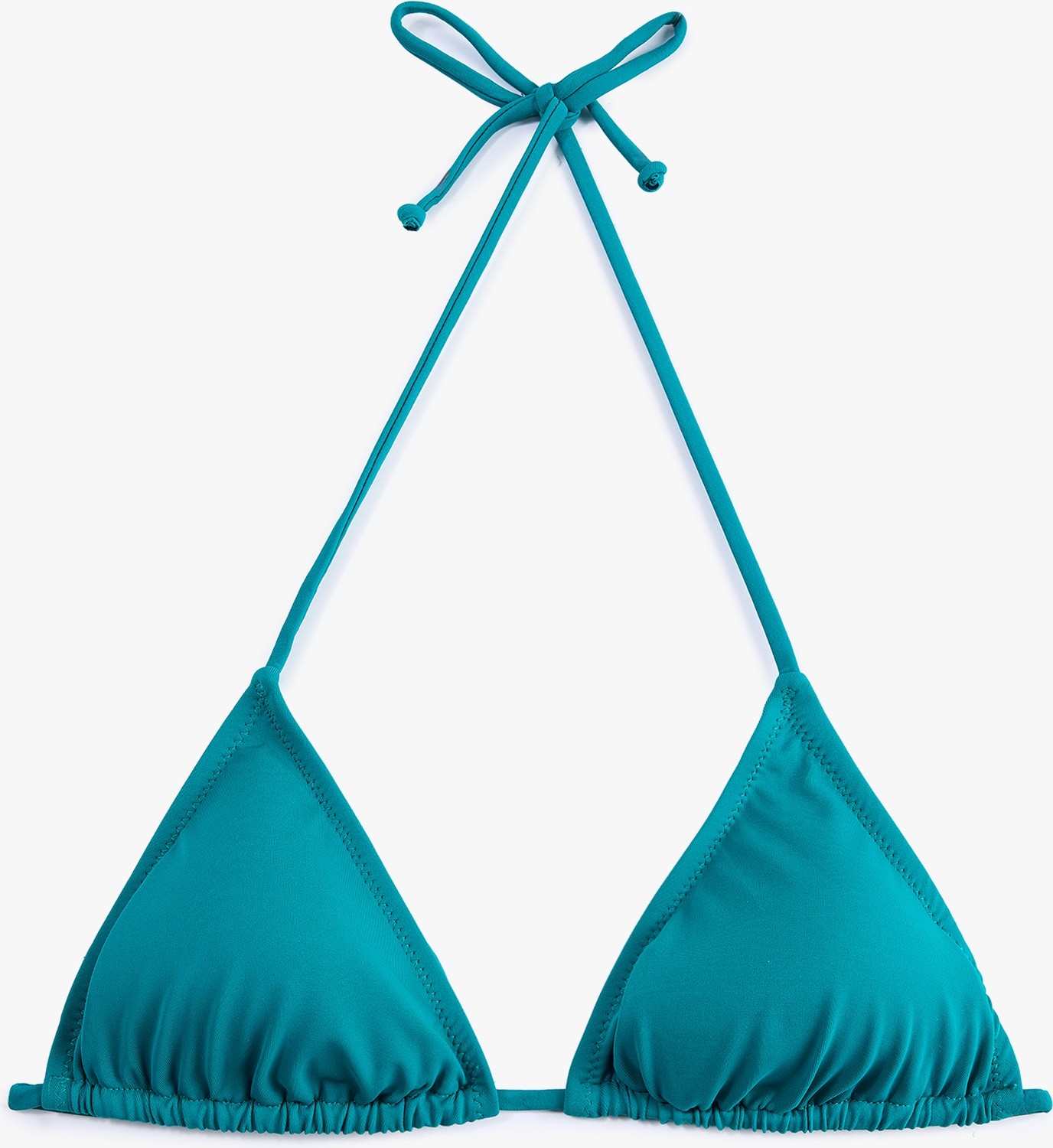 Koton Boyundan Bağlamalı Üçgen Bikini Üstü görsel 4