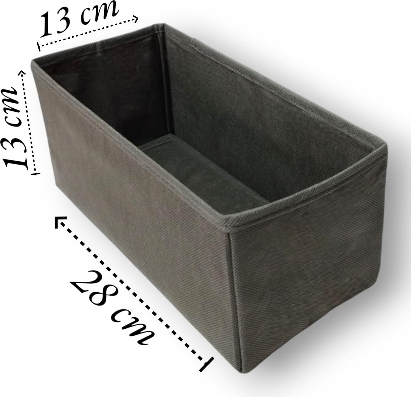 OEM Antrasit 6'lı Çekmece Içi Düzenleyici Organizer Set - Çok Amaçlı Dolap Içi Kutu Seti görsel 3