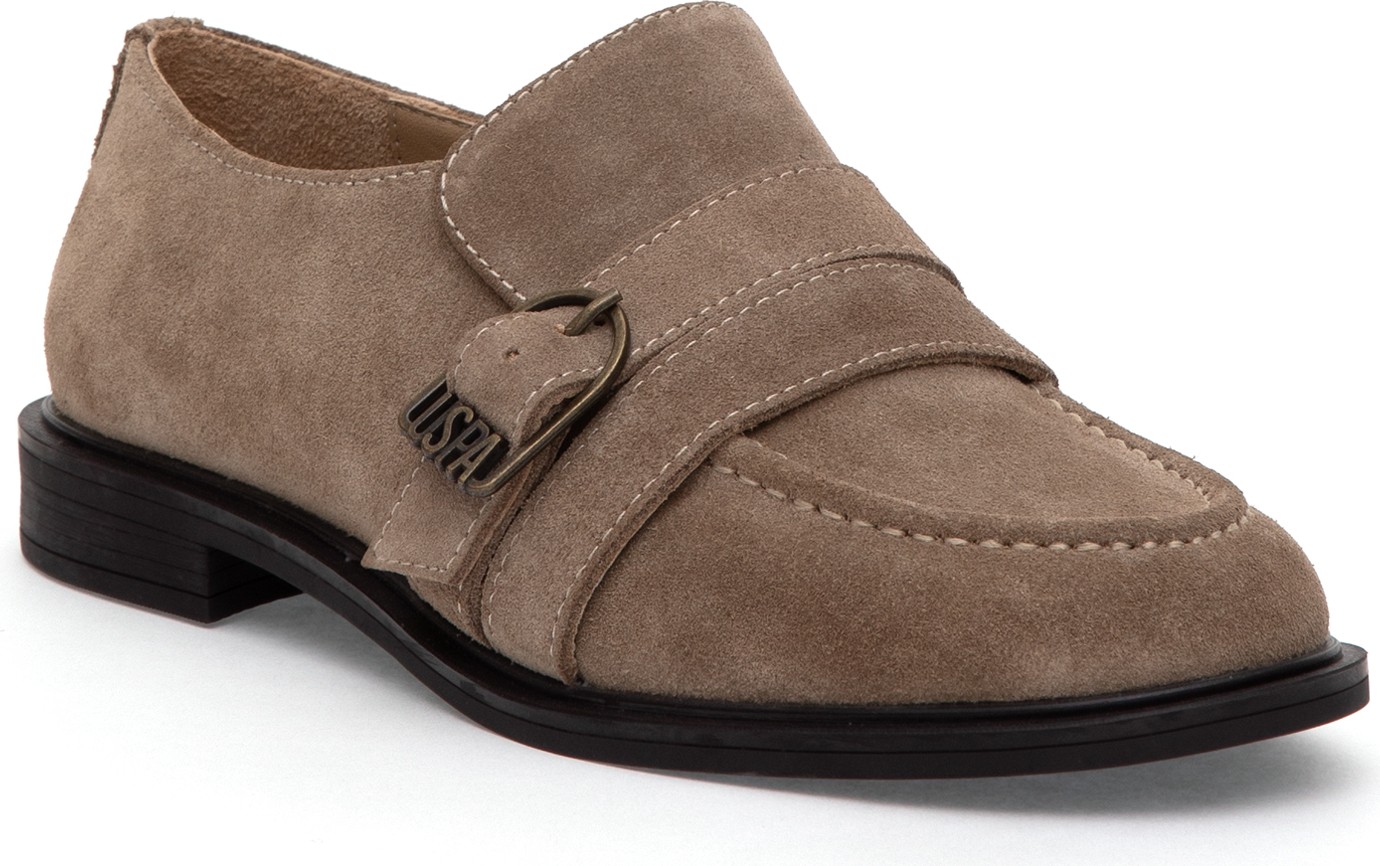 U.S. Polo Assn. Kadın Bej Süet Loafer 50315247-VR011 görsel 3