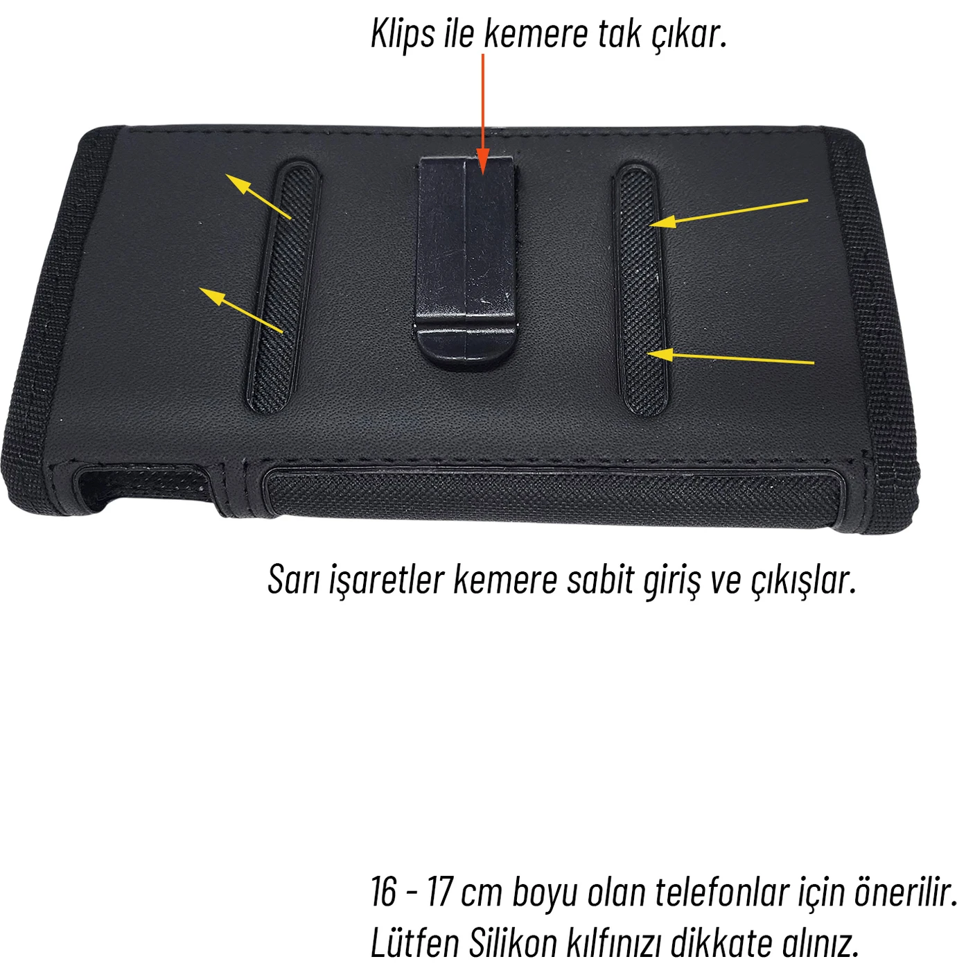 Resim Exenar Tcl 30+ Uyumlu Kemer Kılıfı Bel Kemer Kılıf 