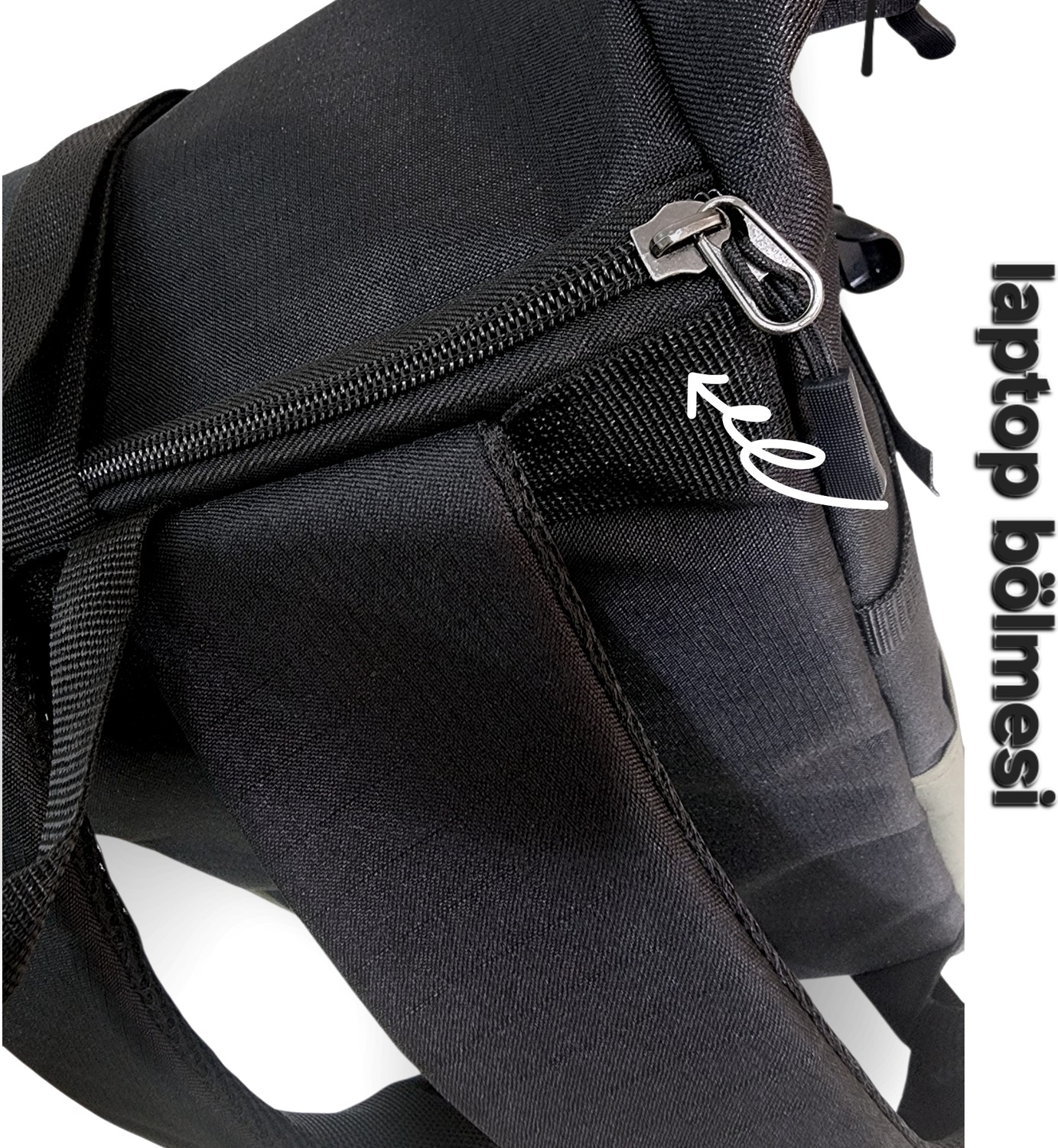 Vildget Laptop Bölmeli Sırt Çantası Rolltop Backpack görsel 3